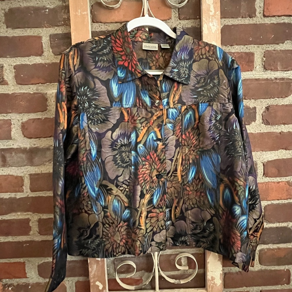 CHICO’S Lightweight Jacket - size large/Chico’s size 2